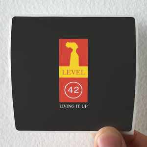 Level 42 Living It Up Album Cover Sticker