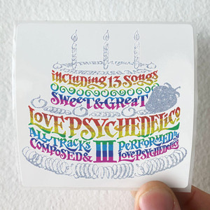 LOVE PSYCHEDELICO Love Psychedelico Iii Album Cover Sticker