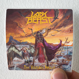 Lady Beast The Vultures Amulet Album Cover Sticker
