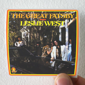 Leslie West The Leslie West Band The Great Fatsby Album Cover Sticker Leslie West The Leslie West Band The Great Fatsby Album Cover Sticker