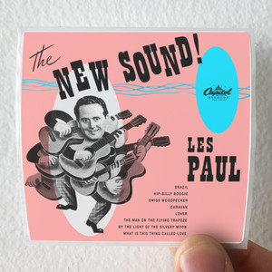 Les Paul The New Sound Album Cover Sticker Les Paul The New Sound Album Cover Sticker