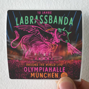 LaBrassBanda Around The World Live Olympiahalle Mnchen Album Cover Sticker LaBrassBanda Around The World Live Olympiahalle Mnchen Album Cover Sticker