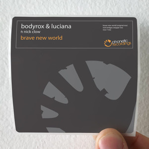 Luciana Brave New World Album Cover Sticker Luciana Brave New World Album Cover Sticker