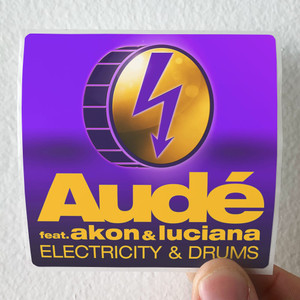 Luciana Electricity Drums Remixes Album Cover Sticker Luciana Electricity Drums Remixes Album Cover Sticker