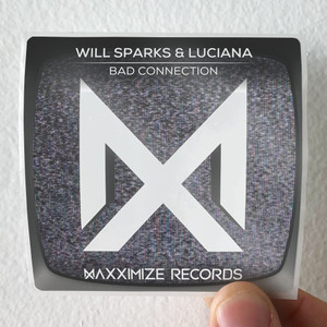Luciana Bad Connection Album Cover Sticker
