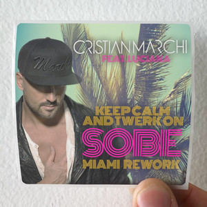 Luciana Keep Calm Twerk On Sobe Miami Rework Album Cover Sticker