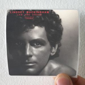 Lindsey Buckingham Law And Order 1 Album Cover Sticker Lindsey Buckingham Law And Order 1 Album Cover Sticker