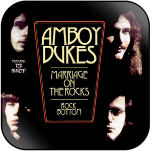 The Amboy Dukes Marriage On The Rocks Rock Bottom Album Cover Sticker Album Cover Sticker