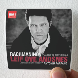 Leif Ove Andsnes Piano Concertos 3 4 Album Cover Sticker