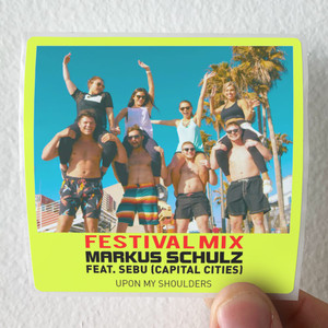 Markus Schulz Upon My Shoulders Album Cover Sticker Markus Schulz Upon My Shoulders Album Cover Sticker