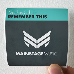 Markus Schulz Remember This 1 Album Cover Sticker Markus Schulz Remember This 1 Album Cover Sticker