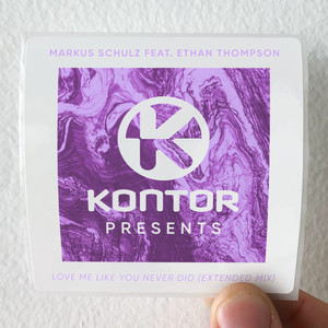 Markus Schulz Love Me Like You Never Did 1 Album Cover Sticker