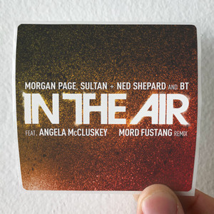 Morgan Page In The Air 2 Album Cover Sticker Morgan Page In The Air 2 Album Cover Sticker