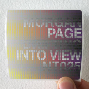 Morgan Page Drifting Into View Album Cover Sticker