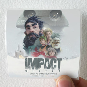 Mitch Murder Impact Winter Original Game Soundtrack Album Cover Sticker