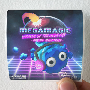 Mitch Murder Megamagic Wizards Of The Neon Age Ost Album Cover Sticker
