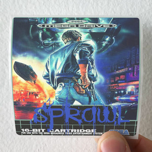 Mitch Murder Sprawl Ost Album Cover Sticker