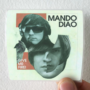 Mando Diao Give Me Fire Album Cover T-Shirt Black