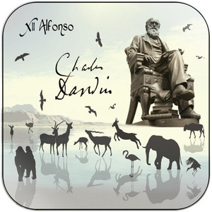 XII Alphonso Charles Darwin Album Cover Sticker