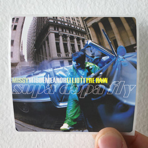 Missy Elliott The Rain Supa Dupa Fly Album Cover Sticker