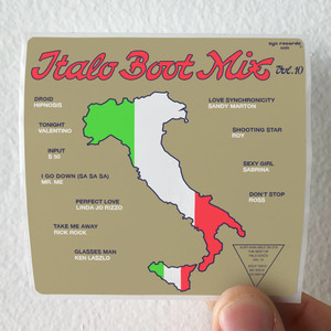 Mario Aldini Italo Boot Mix Volume 10 Album Cover Sticker Mario Aldini Italo Boot Mix Volume 10 Album Cover Sticker