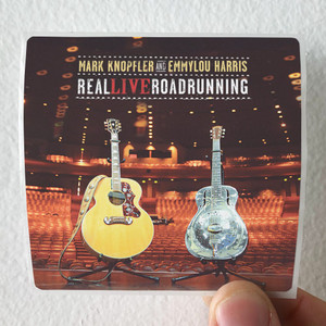 Mark Knopfler Real Live Roadrunning Album Cover Sticker Mark Knopfler Real Live Roadrunning Album Cover Sticker