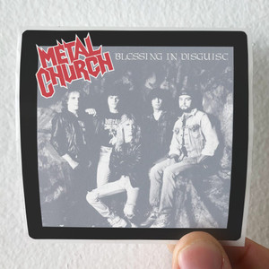 Metal Church Blessing In Disguise Album Cover Sticker Metal Church Blessing In Disguise Album Cover Sticker