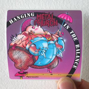 Metal Church Hanging In The Balance Album Cover Sticker Metal Church Hanging In The Balance Album Cover Sticker