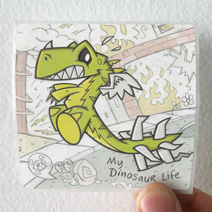 Motion City Soundtrack My Dinosaur Life Album Cover Sticker Motion City Soundtrack My Dinosaur Life Album Cover Sticker