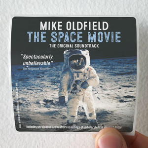 Mike Oldfield The Space Movie Ost Album Cover Sticker