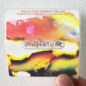 Mike Oldfield Women Of Ireland 1 Album Cover Sticker Mike Oldfield Women Of Ireland 1 Album Cover Sticker