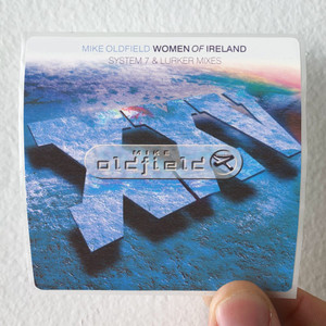Mike Oldfield Women Of Ireland Album Cover Sticker Mike Oldfield Women Of Ireland Album Cover Sticker