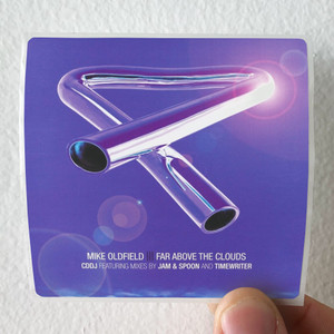 Mike Oldfield Far Above The Clouds Album Cover Sticker Mike Oldfield Far Above The Clouds Album Cover Sticker