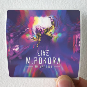 M Pokora My Way Tour Live Album Cover Sticker