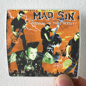 Mad Sin Survival Of The Sickest Album Cover Sticker Mad Sin Survival Of The Sickest Album Cover Sticker