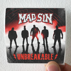 Mad Sin Unbreakable Album Cover Sticker Mad Sin Unbreakable Album Cover Sticker