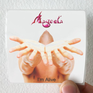 Magenta Im Alive Album Cover Sticker