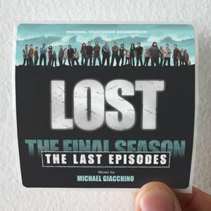 Michael Giacchino Lost The Last Episodes Album Cover Sticker Michael Giacchino Lost The Last Episodes Album Cover Sticker