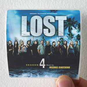 Michael Giacchino Lost Season 4 Album Cover Sticker Michael Giacchino Lost Season 4 Album Cover Sticker