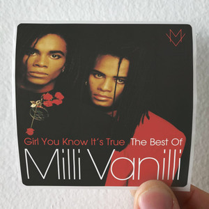 Milli Vanilli Girl You Know Its True Album Cover Sticker