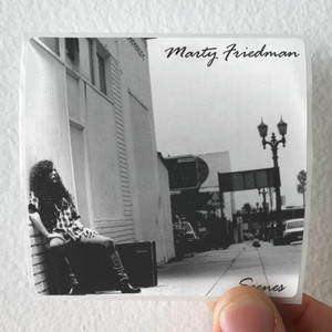 Marty Friedman Scenes Album Cover Sticker
