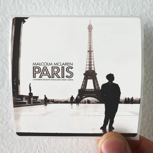 Malcolm McLaren Paris Album Cover Sticker