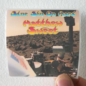 Matthew Sweet Blue Sky On Mars Album Cover Sticker Matthew Sweet Blue Sky On Mars Album Cover Sticker