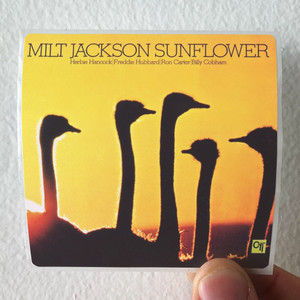 Milt Jackson Sunflower Album Cover Sticker