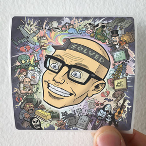 MC Frontalot Solved Album Cover Sticker