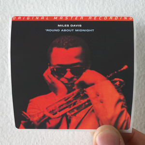 Miles Davis Round About Midnight Album Cover Sticker