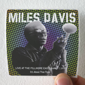 Miles Davis Its About That Time Album Cover Sticker