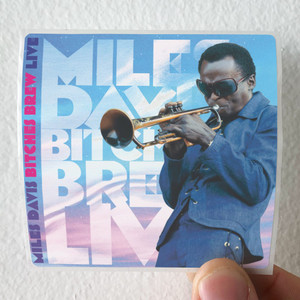 Miles Davis Bitches Brew Live Album Cover Sticker