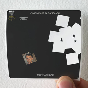 Murray Head One Night In Bangkok Album Cover Sticker Murray Head One Night In Bangkok Album Cover Sticker