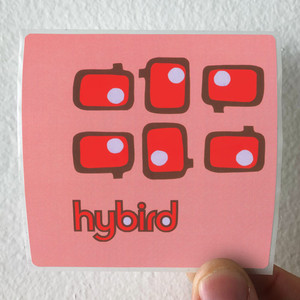 Mary Hansen Hybrid Album Cover Sticker